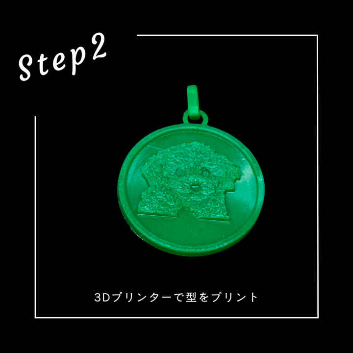 Step2 3Dプリンターで出力した原型